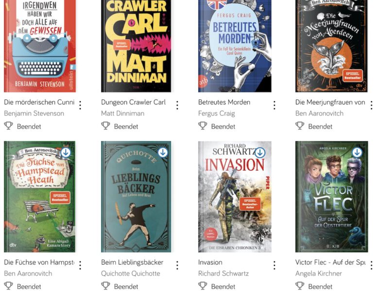 5 Bücher in unter 5 Minuten