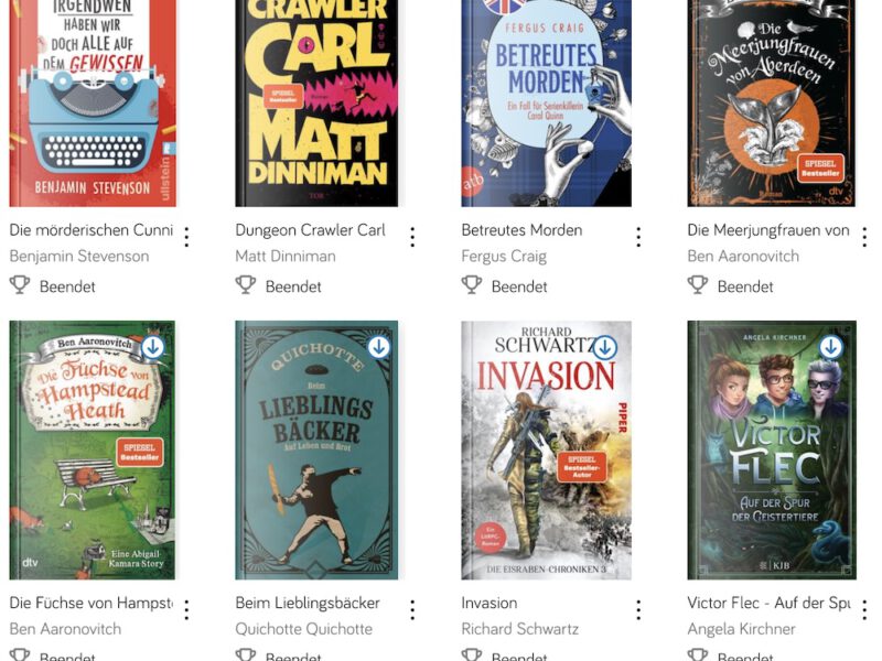 5 Bücher in unter 5 Minuten