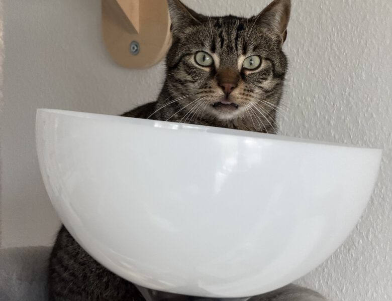 Die Lampe ist schief
